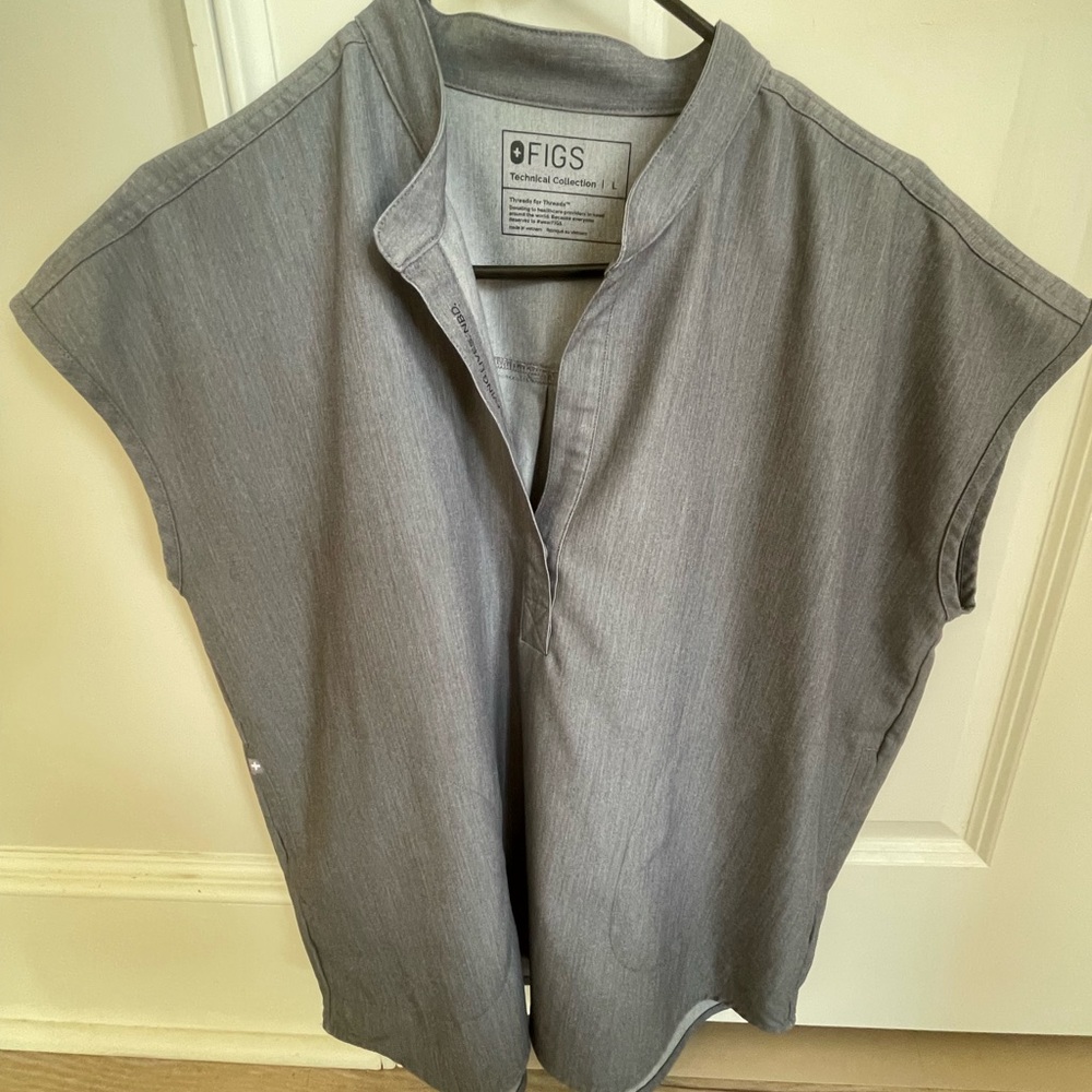 Figs Graphite Large Rafaela, Large Kade Pants